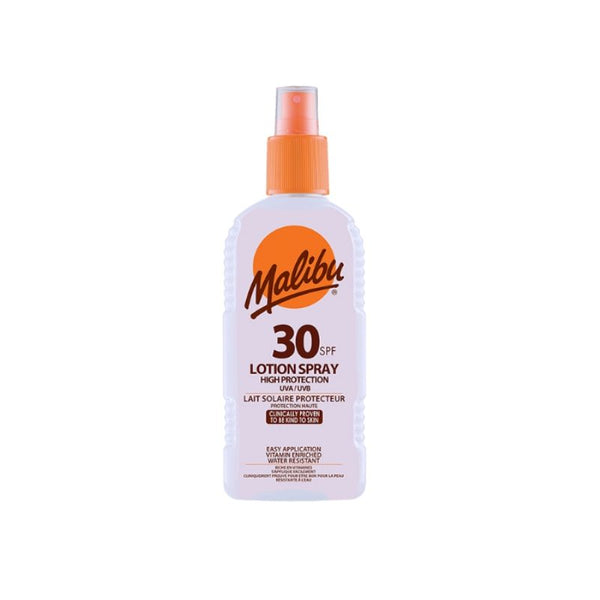 Loción corporal protectora Spray MALIBU SPF 30 - 200 ml