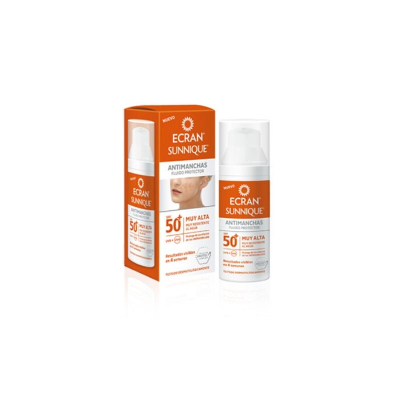 Crema protectora facial antimanchas Sunnique ECRAN SPF 50 - 50 ml