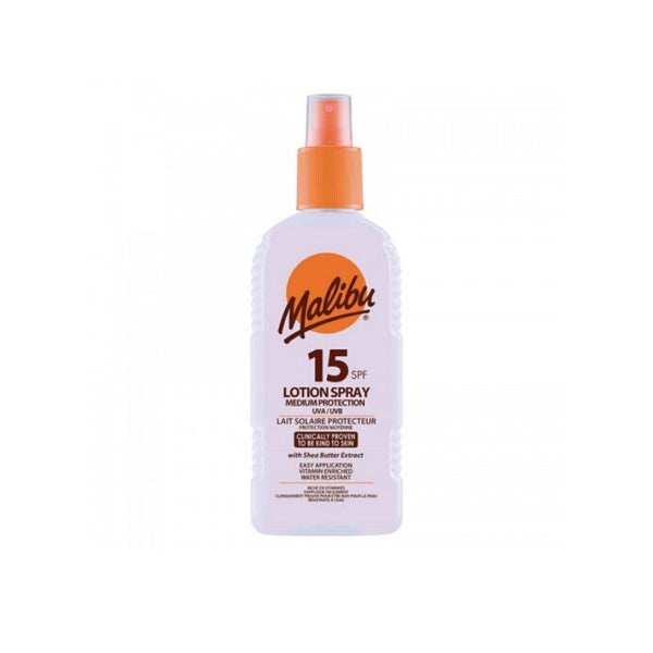 Protective Body Lotion Spray MALIBU SPF 15 - 200 ml
