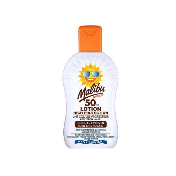 Protective body lotion for children MALIBU SPF 50