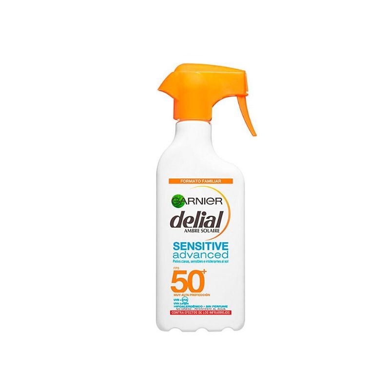 Loción corporal protectora pieles sensibles Spray DELIAL SPF 50+ 300 ml