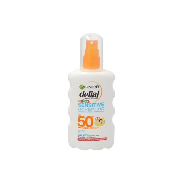 Schützende Körperlotion für empfindliche Kinderhaut, Spray DELIAL SPF 50+, 200 ml